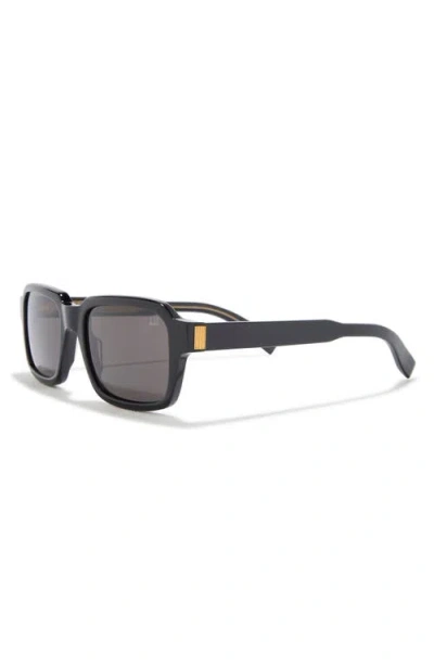 Dunhill 54mm Rectangular Sunglasses In Black