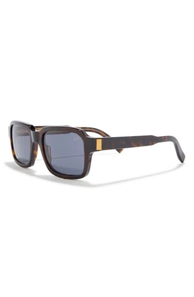 Dunhill 54mm Rectangular Sunglasses In Brown