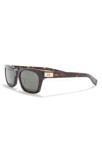 Dunhill 53mm Rectangular Sunglasses In Brown