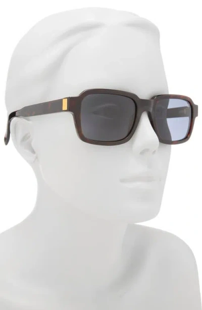 Dunhill 54mm Rectangular Sunglasses In Brown