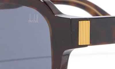 Dunhill 54mm Rectangular Sunglasses In Brown