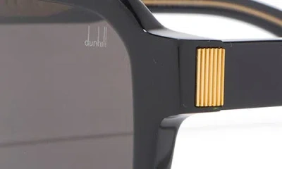 Dunhill 54mm Rectangular Sunglasses In Black