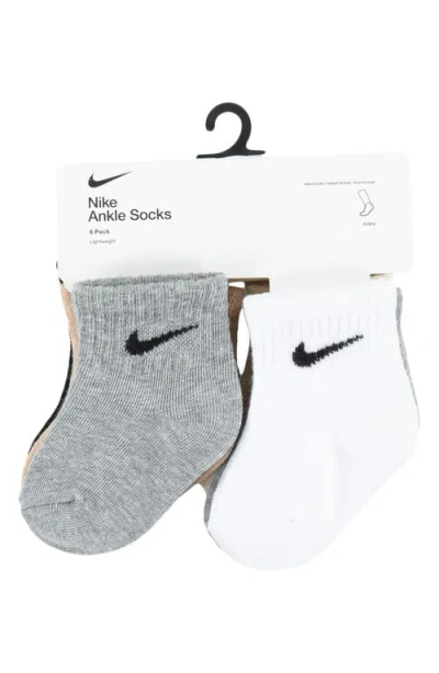 Nike Assorted 6-pack Cotton Blend Socks In Multi