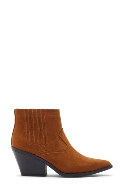 Reaction Kenneth Cole Elenor Block Heel Bootie In Orange
