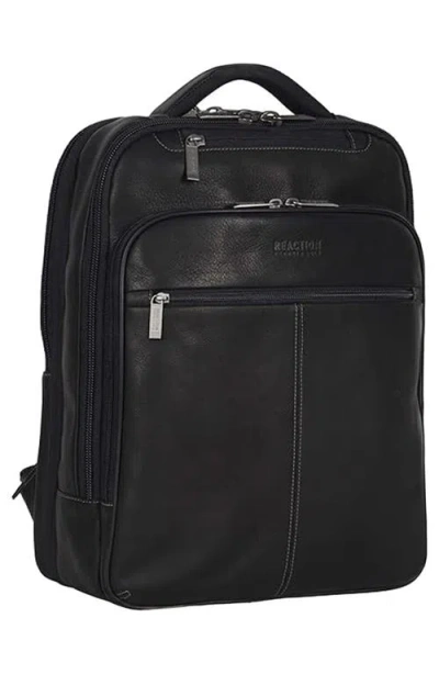 Kenneth Cole Colombian Leather Backpack In Black
