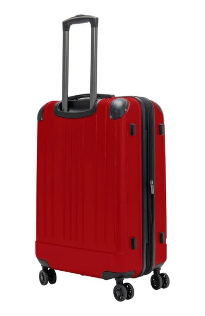 Kenneth Cole Flying Axis 24-inch Hardside Spinner Luggage In Red