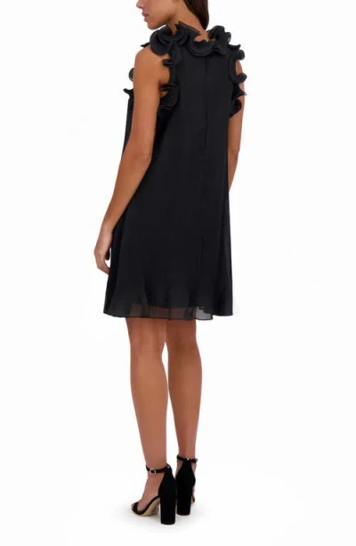 Siena Ruffle Chiffon Shift Minidress In Multi