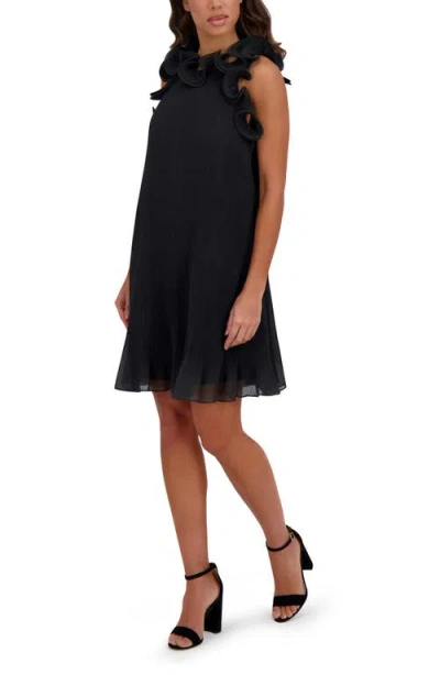 Siena Ruffle Chiffon Shift Minidress In Multi