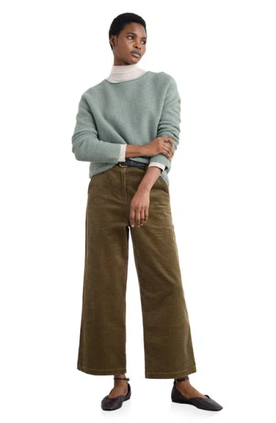 Seasalt Cornwall Fruity Merino Wool Blend Sweater In Green