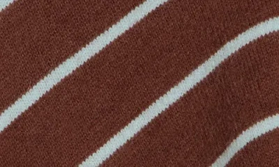 Wishlist Chevron Knit Pullover Sweater In Brown