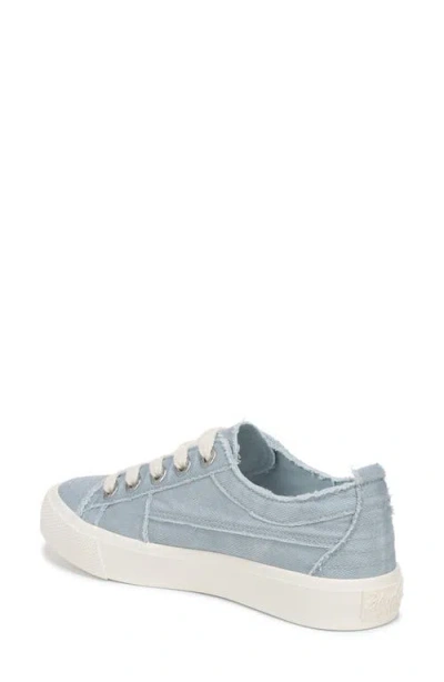 Blowfish Malibu Vivid Embroidered Canvas Platform Sneaker In Blue