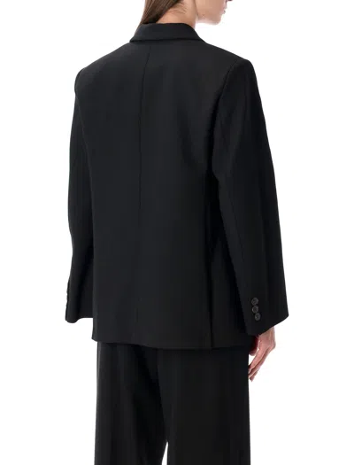 By Malene Birger Ramona Oversized Double-breasted Blazer In Black