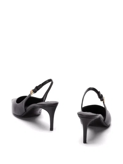 Dolce & Gabbana Slingback Mun Black Lamb Skin In Black
