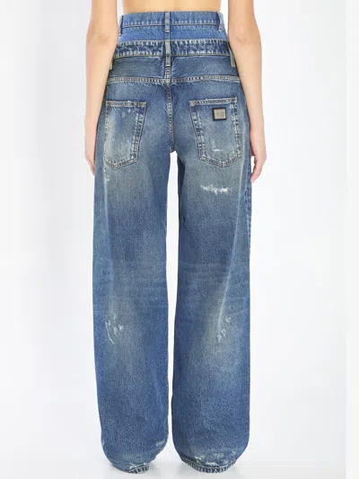 Dolce & Gabbana Wide-leg Jeans With 5 Pockets
