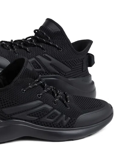 Dsquared2 Fly Black Polyester Sneakers In Black