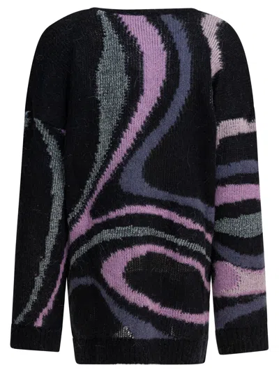 Pucci Emilio  Marmo Print Cardigan In Multi