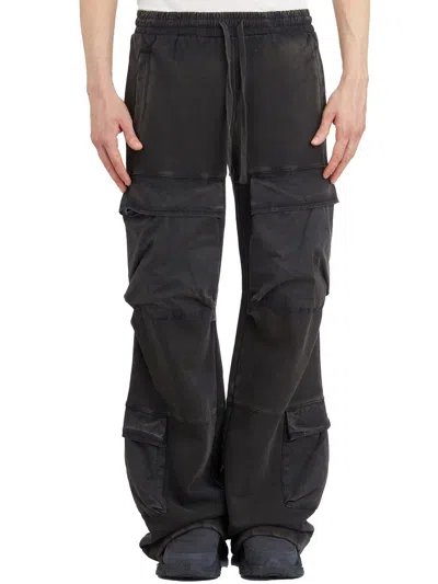 Entire Studios Utility Sweats Soot Pants In Black