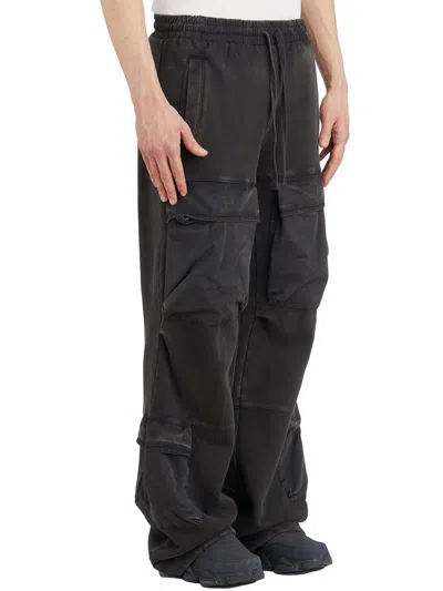 Entire Studios Utility Sweats Soot Pants In Black