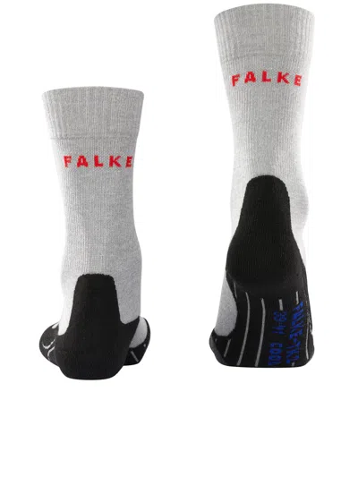 Falke Tk2 Explore Cool Grey Socks In White