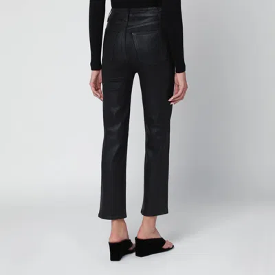 Frame Black Le Sleek Straight Trousers In Black