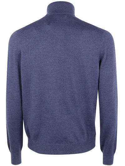 Gran Sasso Long Sleeves Sweater In Blue