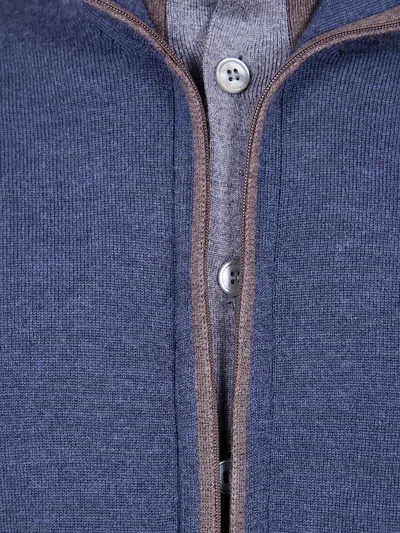 Gran Sasso Long Sleeves Sweater In Blue
