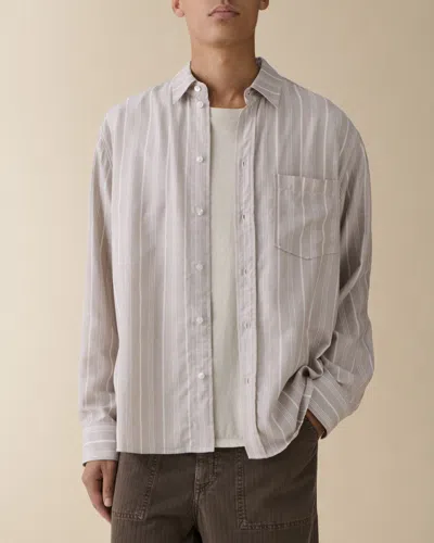 Jeanerica Taupe Byron Shirt In Brown