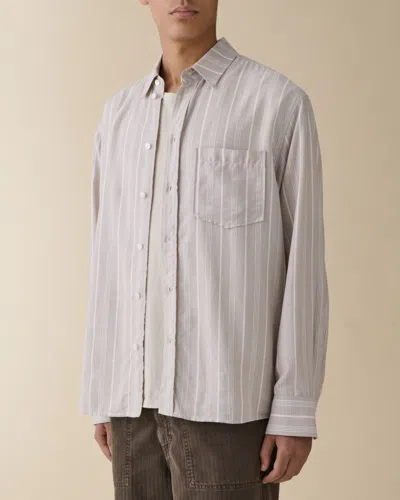 Jeanerica Taupe Byron Shirt In Brown