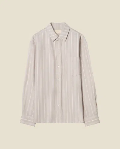 Jeanerica Taupe Byron Shirt In Brown