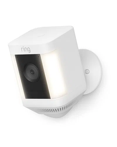 Ring Spotlight Cam Plus Battery Surveillance Camera In White