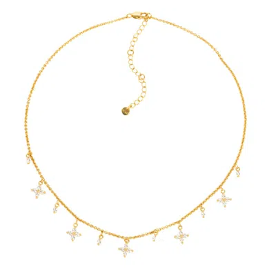 Uchi And Soto Women's Kinmokusei Gold Floral Necklace In Gold