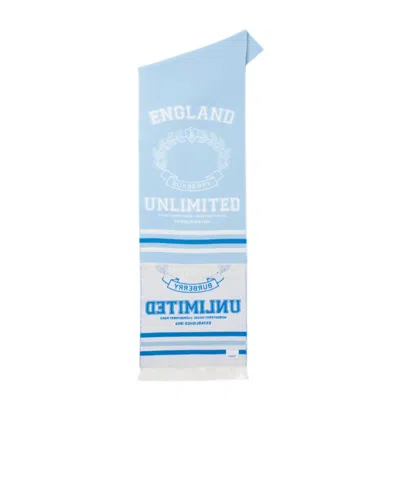 Burberry College Graphic Wool Silk Jacquard Scarf In Multi