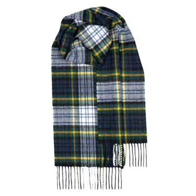 Hortons England Women's Green Harting Gordon Tartan Scarf In Green