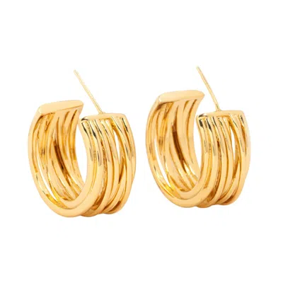 Uchi And Soto Women's Nami Gold Twist Earrings In Gold