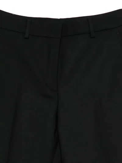 Incotex Tailored Wool Trousers Featuring Pockets In Black