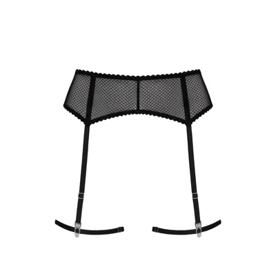 Darily Underwear Women's Garter Belt Noir Black In Black