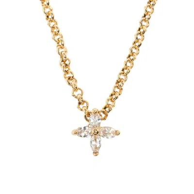 Uchi And Soto Women's Kinmokusei Gold Floral Pendant Necklace In Gold