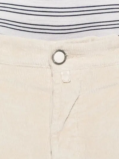 Jacob Cohen Corduroy Trousers In Neutral