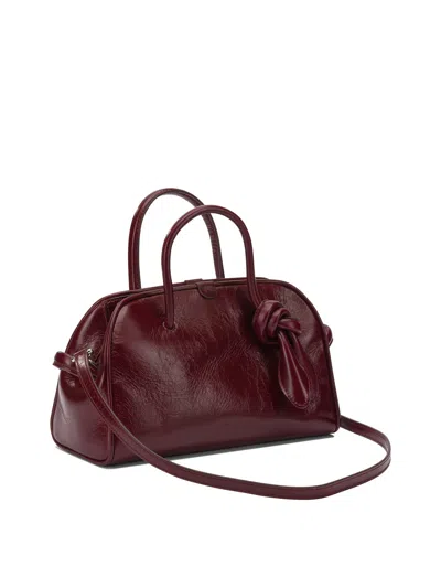 Jacquemus "le Petit Turismo" Handbag In Burgundy