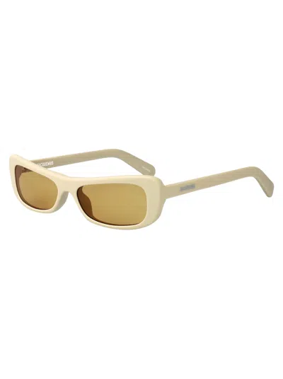 Jacquemus Capri Sunglasses In Neutral