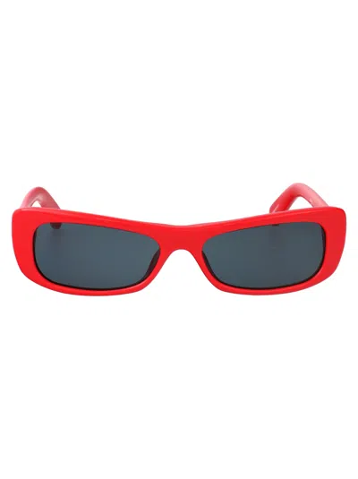 Jacquemus Capri Sunglasses In Red