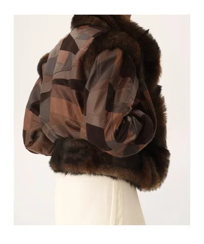 Chloé Shearling-trimmed Leather Bomber Jacket