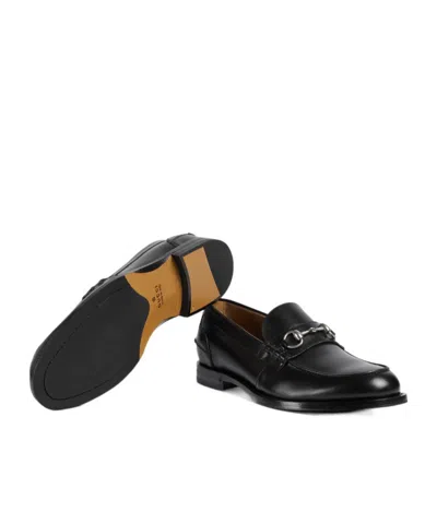 Gucci Men's Loafer With Horsebit In Black