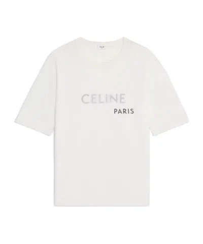 Celine Short-sleeved T-shirt In White
