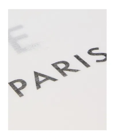 Celine Short-sleeved T-shirt In White