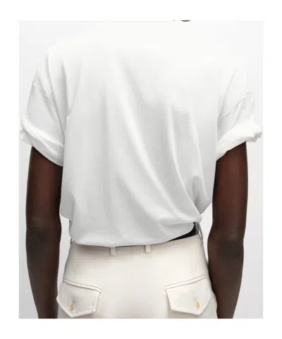 Celine Short-sleeved T-shirt In White