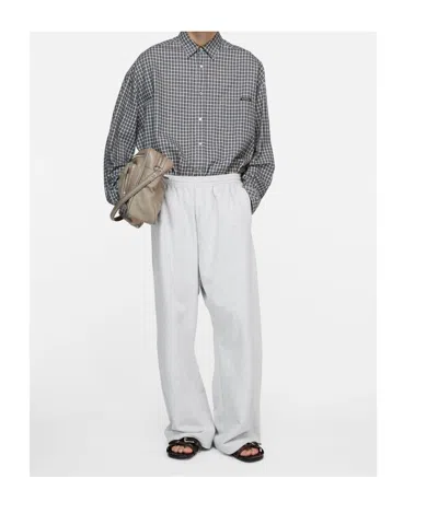 Acne Studios Checked Button-up Shirt In Black