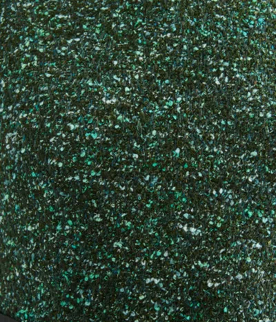 Erdem Tweed Midi Dress In Green