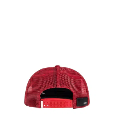 Amiri Mens Red Eagle Cotton Adjustable Trucker Hat In Red