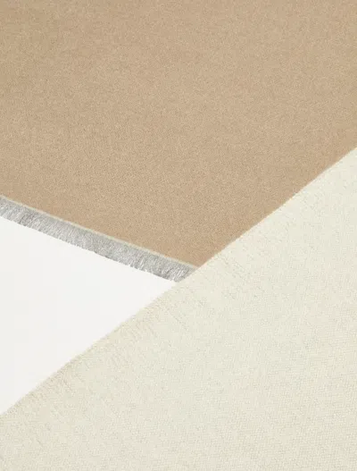 Maxco. Jacquard Stole In Neutral